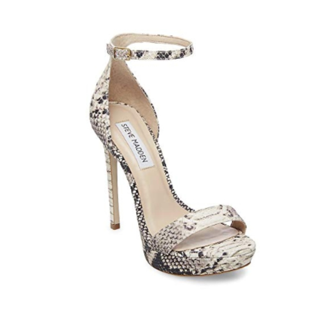 Steve Madden Snakeskin Heel Size 8.5